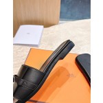 Hermes pure steel kelly lock slippers