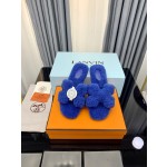 Hermes Autumn and Winter Flat Fur Drags