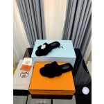 Hermes Autumn and Winter Flat Fur Drags