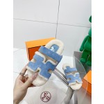 Hermes teddy fur uncle shoes