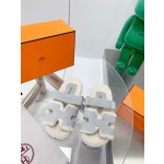 Hermes teddy fur uncle shoes