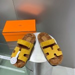 Hermes teddy fur uncle shoes