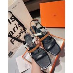 Hermes 6.5cm medium heel sandals