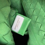 Bottega Veneta BV Woven Shoulder Bag Parrot Green #653118