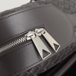 Bottega Veneta BV Braided Shoulder Bag Chocolate Brown #653118