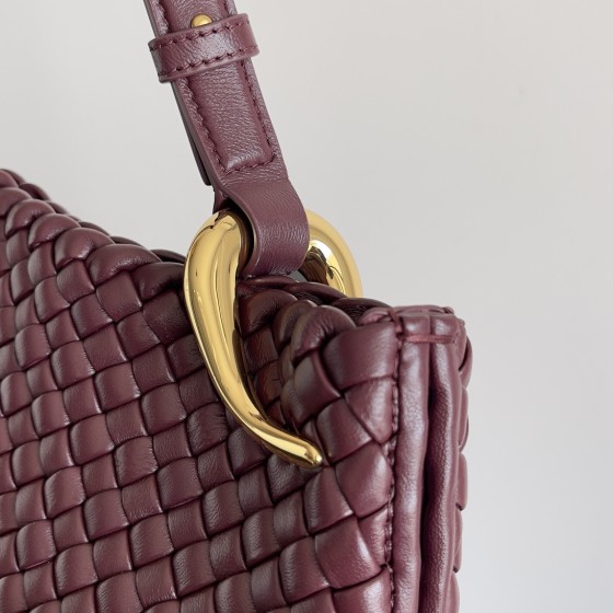 Bottega Veneta CLICKER Large Bordeaux Red #730969