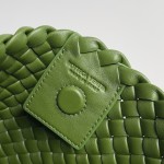 Bottega Veneta Clicker Rounded Bag Small Green Pepper Green #730968
