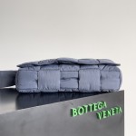 Bottega Veneta Bv Woven Nylon Bag 15 compartments oversized navy #70529