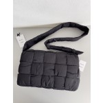 Bottega Veneta Bv Nylon Woven Bag 15 Compartments Oversized Black #70529