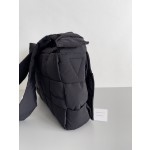 Bottega Veneta Bv Nylon Woven Bag 15 Compartments Oversized Black #70529