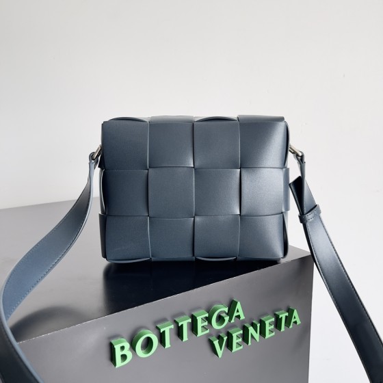 Bottega Veneta BV Men's Camera Bag navy blue #730027