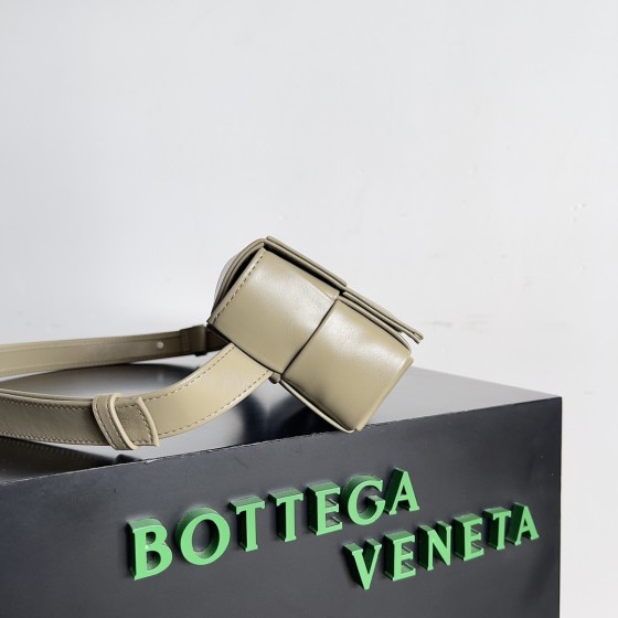 Bottega Veneta BV four compartment belt bag mini cassette taupe #651053