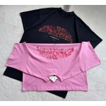 Balenciaga...🔥Flame floral print round neck and short sleeves