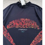 Balenciaga...🔥Flame floral print round neck and long sleeves