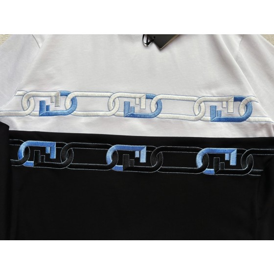 Fendi...O'Lock Large Embroidered T-Shirt