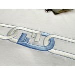 Fendi...O'Lock Large Embroidered T-Shirt