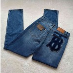 Burberry…New TB Print Straight Leg Jeans