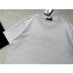 Louis Vuitton Heavy Industry Gradient Beaded Beaded Short Sleeve T