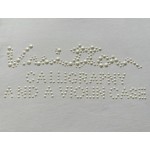 Louis Vuitton Heavy Industry Gradient Beaded Beaded Short Sleeve T