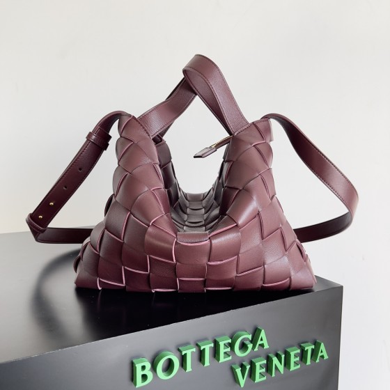 Bottega Veneta Bowling Bag Burgundy #80837