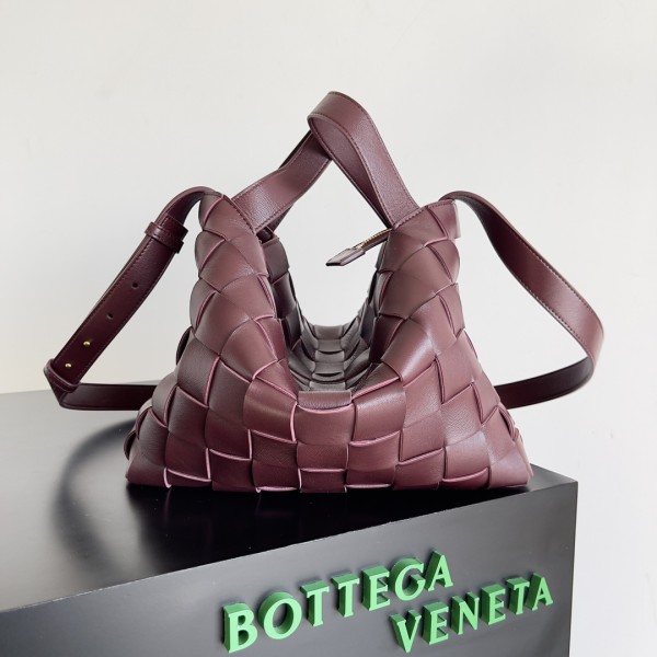 Bottega Veneta Bowling Bag Burgundy #80837