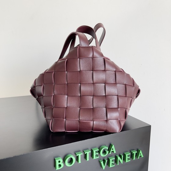 Bottega Veneta Bowling Bag Burgundy #80837