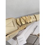 Bottega Veneta Cassette 5 Check Lychee Oatmeal #666870