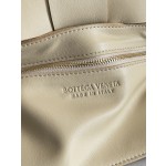 Bottega Veneta Cassette 5 Check Lychee Oatmeal #666870