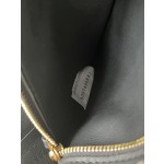 Bottega Veneta Cassette 5-panel lychee print black #666870