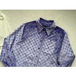 Louis Vuitton...velvet embossed shirt coat