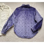 Louis Vuitton...velvet embossed shirt coat