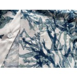 Louis Vuitton...seagrass lapel short-sleeved shirt