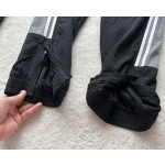 Balenciaga...New Embroidered Stand Collar Stitching Sports Trousers