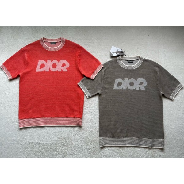Dior…latest monogram jacquard knit T-shirt