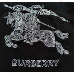 Burberry…White Knight Large Embroidered Crew Neck Sweatshirt