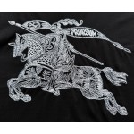 Burberry…White Knight Large Embroidered Round Neck Short Sleeves