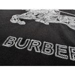 Burberry…White Knight Large Embroidered Round Neck Short Sleeves