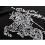 Burberry…White Knight Large Embroidered Round Neck Short Sleeves