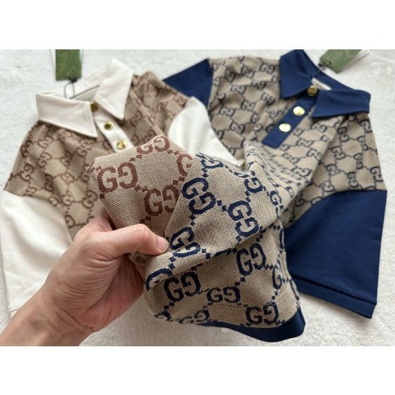 Gucci... jacquard color matching Polo shirt 👍 very foreign style color contrast