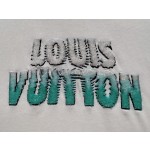 Louis Vuitton...Heavy Industry Gradient Beaded Beaded Short Sleeve T