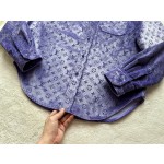 Louis Vuitton... [Velvet Embossed Shirt Jacket]