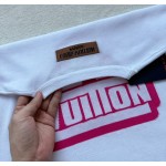 Louis Vuitton... pink four-leaf clover knitted short-sleeved T-shirt