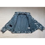 Louis Vuitton...leaf pattern denim jacket jacket