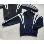 Balenciaga...New Embroidered Stand Collar Splicing Jacket Windbreaker Sports Jacket