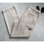 Prada…new denim workwear triangle trousers