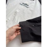 Balenciaga…oversized paneled shirt