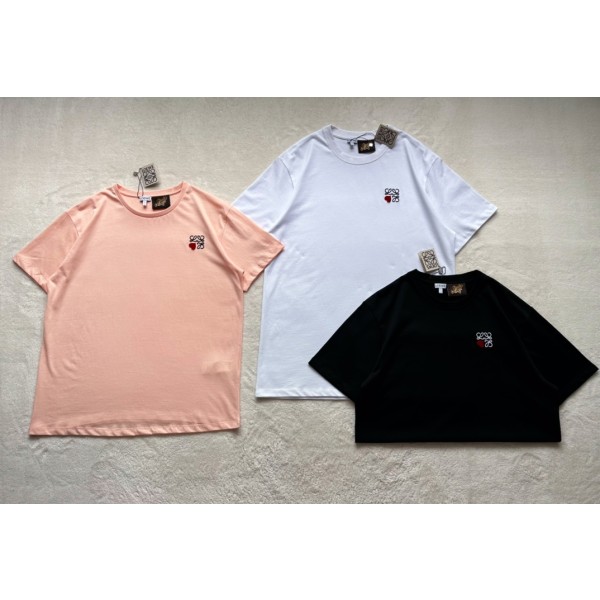 Loewe 520 series three-dimensional toothbrush embroidery embroidery embroidery short sleeves