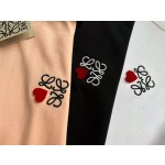 Loewe 520 series three-dimensional toothbrush embroidery embroidery embroidery short sleeves