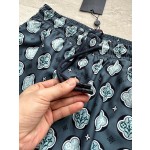 Louis Vuitton new full flower barrage beach sports leisure shorts