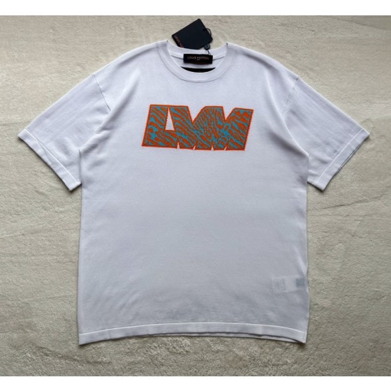 Louis Vuitton monogrammed knit short sleeves